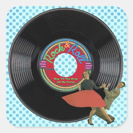 Bop 'Til you Drop Aufkleber (Vorderseite)