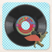 Bop 'Til you Drop Rechteckiger Pappuntersetzer (Vorderseite)