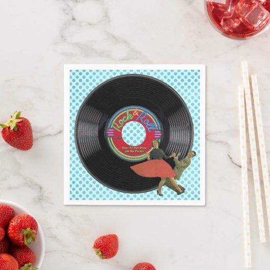 Bop 'Til you Drop Serviette (Beispiel)