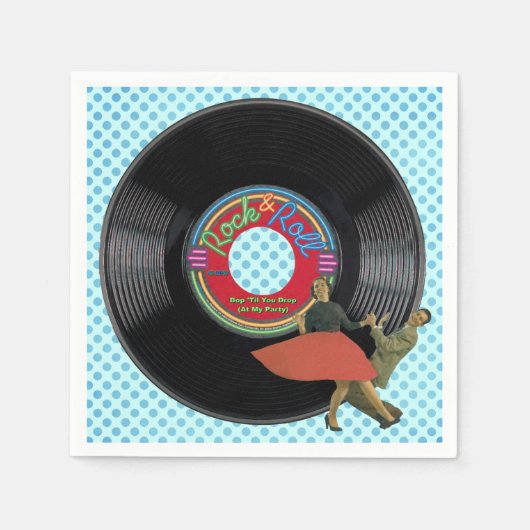 Bop 'Til you Drop Serviette (Vorderseite)
