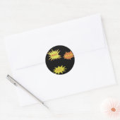 BOP ZAP ZOWIE RETRO RUNDER AUFKLEBER (Umschlag)