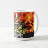 BOPE TOTENKOPF IN der HÖLLE Kaffeetasse (VorderseiteRechts)