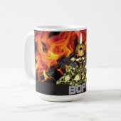 BOPE TOTENKOPF IN der HÖLLE Kaffeetasse (Vorderseite Links)