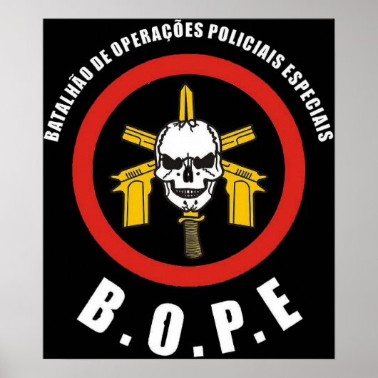 BOPE Tropa De Elite Brasilianische Spezialpolizei Poster (Vorne)