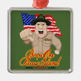 BOPI "OOH-RAH!" Verzierung Silbernes Ornament