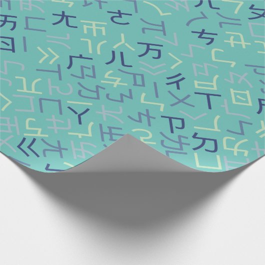 Bopomofo Geschenkpapier (Ecke)