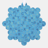 Bopomofo Ornament Karte (Rückseite)