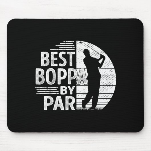 Boppa By Par, Golf Shirt Gift Grandpa, Father's Da Mousepad (Vorne)