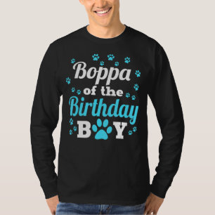 Boppa des Geburtstags Junge Pfote Bday Party Celeb T-Shirt