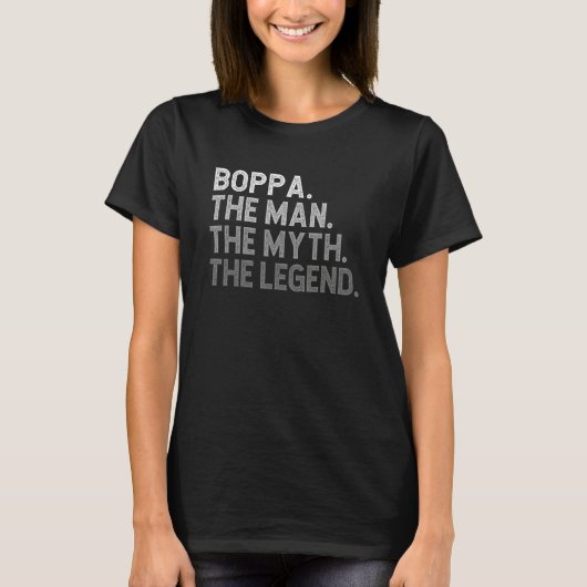 BOPPA The Man The Myth The Legend Father s Day T-Shirt (Vorderseite)