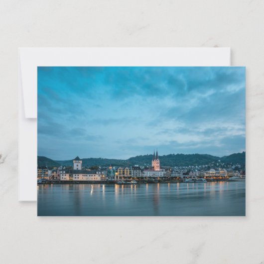 Boppard am Rhein Deutschland-Karte (Vorderseite)