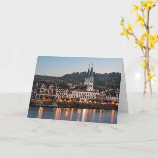 Boppard Deutschland Karte (Gelbe Blume)