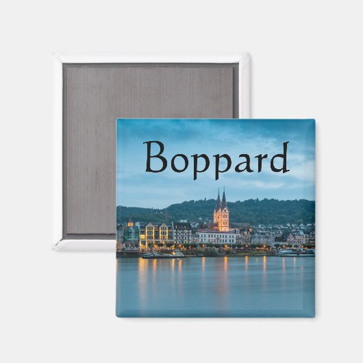 Boppard Deutschland Magnet (Vorderseite/Rückseite)