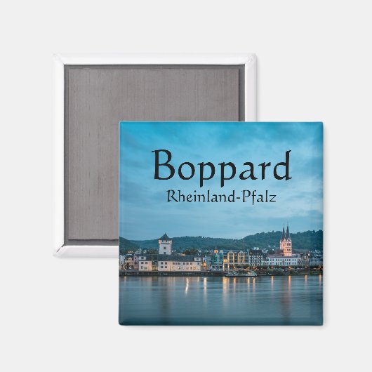 Boppard Deutschland Magnet (Vorderseite/Rückseite)
