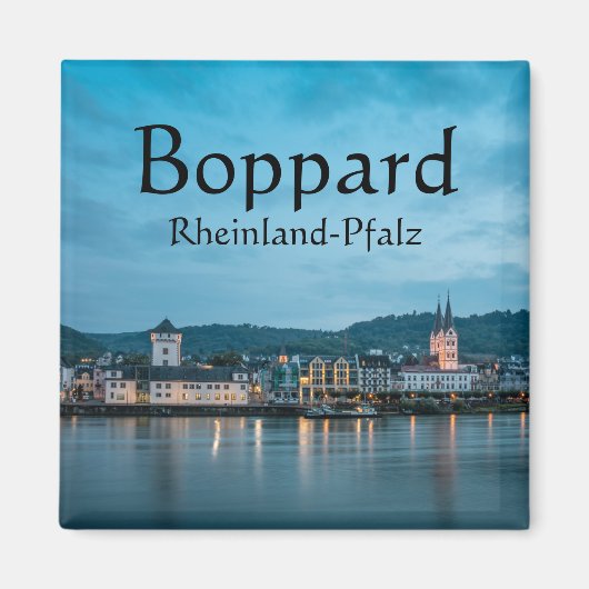 Boppard Deutschland Magnet (Vorne)