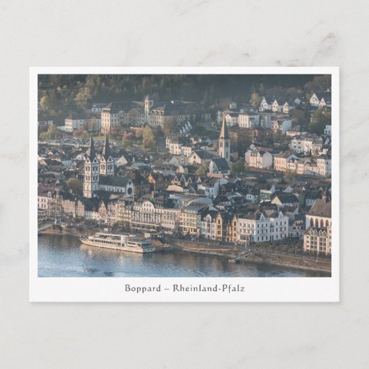 Boppard Deutschland Postkarte (Vorderseite)