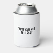 Boppin' mit Beth kann sich abkühlen Dosenkühler (Kanne Rückseite)