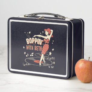 Boppin' mit Beth-Lunchbox Metall Brotdose