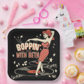 Boppin' mit Beth-Platte Pappteller (Party)