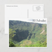 Boquerón-Krater Postkarte (Vorne/Hinten)