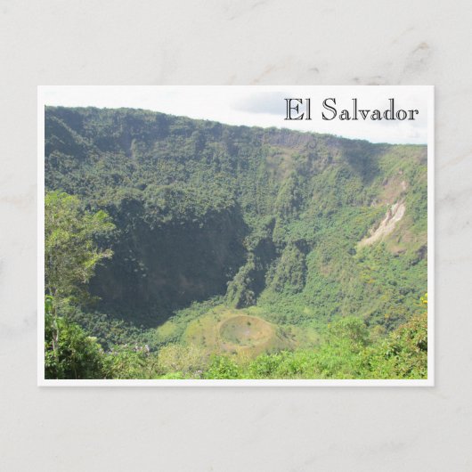 Boquerón-Krater Postkarte (Vorderseite)
