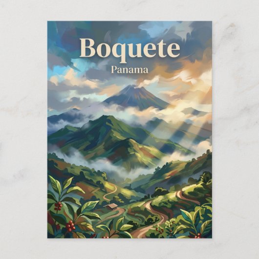 Boquete Panama Postkarte (Vorderseite)