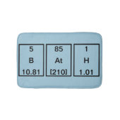 Bor-Astatin-Wasserstoff (BAtH) Badematte (Vorderseite)