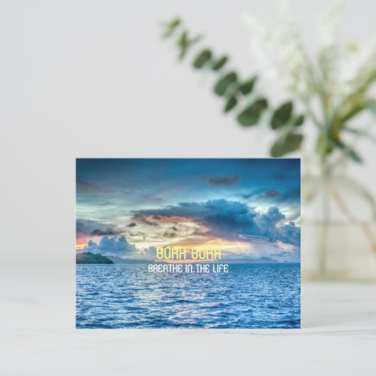 BORA BOR POSTKARTE (Stehend Vorderseite)