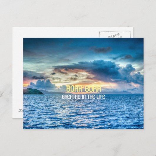 BORA BOR POSTKARTE (Vorne/Hinten)