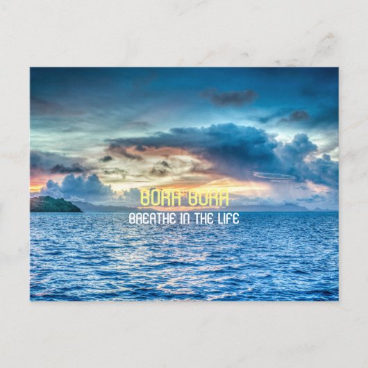 BORA BOR POSTKARTE (Vorderseite)