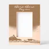 Bora Bora 4" x 6" Geätzte Rahmen (Vorderseite)