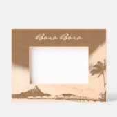 Bora Bora 6" x 4" Geätzte Rahmen (Vorderseite)