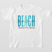 Bora Bora Beach Französisch-Polynesien (Ozean) T-Shirt (Ablage )