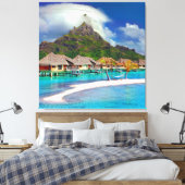 ฺBora Bora Beach Leinwanddruck (Insitu (Schlafzimmer))