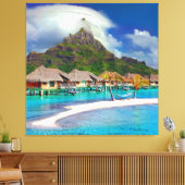 ฺBora Bora Beach Leinwanddruck (Insitu (Wohnzimmer))