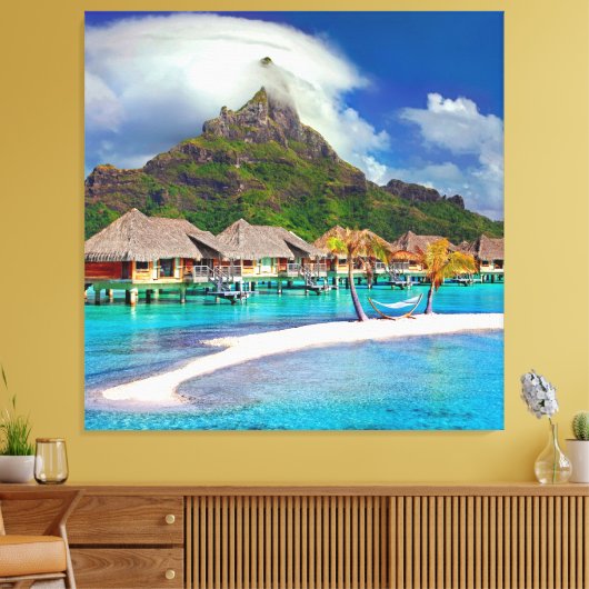 ฺBora Bora Beach Leinwanddruck (Insitu (Wohnzimmer))