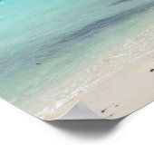 Bora Bora Beach Poster (Ecke)