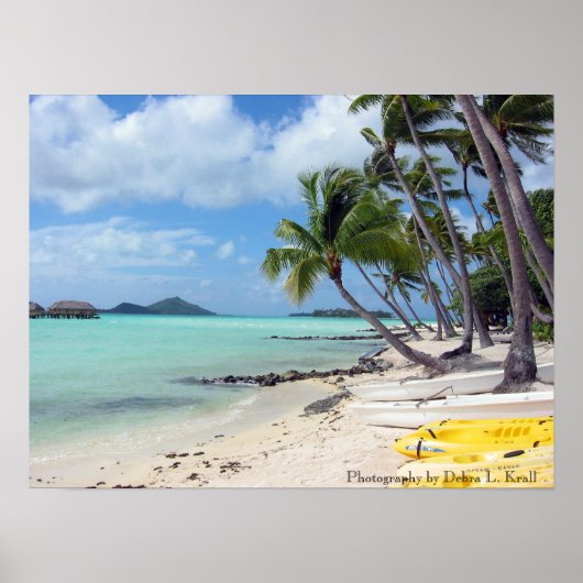 Bora Bora Beach Poster (Vorne)
