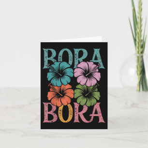 Bora Bora Beach Souvenirs Tropical Beach Urlaub Karte