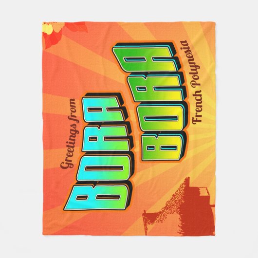 Bora Bora Blanket Fleecedecke (Vorderseite)
