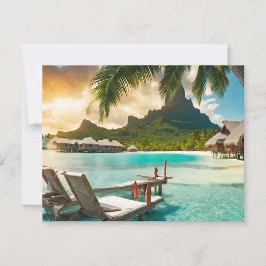 Bora Bora (Bora Bora d) Einladung (Vorderseite)