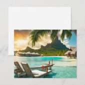 Bora Bora (Bora Bora d) Einladung (Vorne/Hinten)