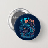 Bora Bora Coral Reef Button (Vorne & Hinten)