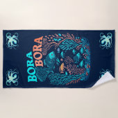 Bora Bora Coral Reef Strandtuch (Vorderseite)