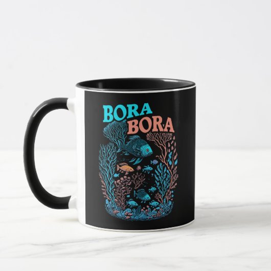 Bora Bora Coral Reef Tasse (Links)