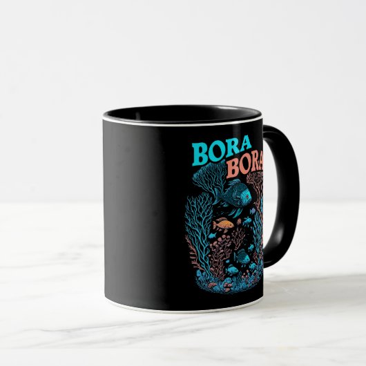 Bora Bora Coral Reef Tasse (VorderseiteRechts)