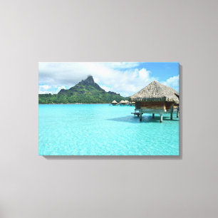 Bora Bora Erholungsort-Leinwanddruck Leinwanddruck