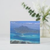 Bora Bora Feiertagspostkarte (Stehend Vorderseite)