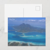 Bora Bora Feiertagspostkarte (Vorne/Hinten)