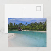 Bora Bora Feiertagspostkarte (Vorne/Hinten)
